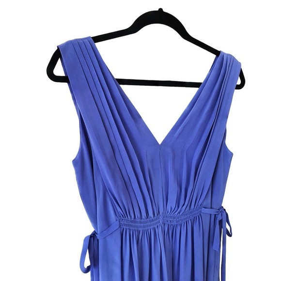 HD in Paris Periwinkle Empire Waist Sleeveless Lavender Purple Dress Size 6 - Picture 10 of 16